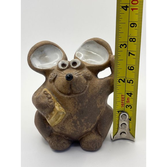 Vintage MCM Pottery Craft Robert Maxwell Clay Menagerie Maxie Mouse Figurine - Picture 7 of 7
